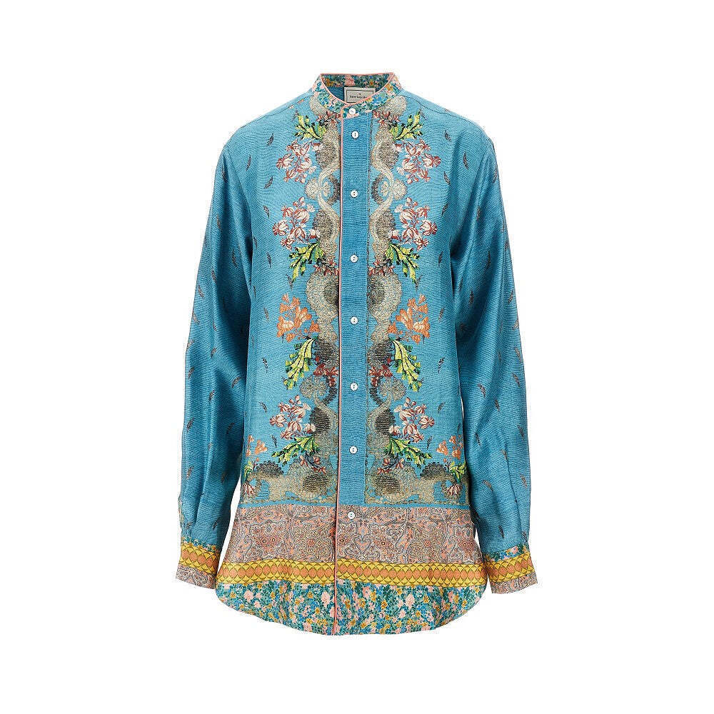 Pierre Louis Mascia Printed Silk Shirt